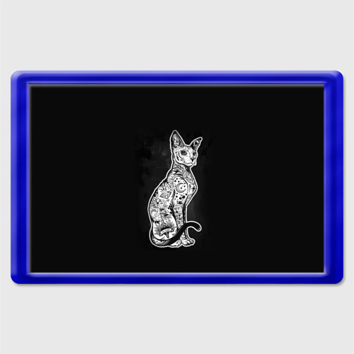 Магнит 45*70 cat, цвет синий