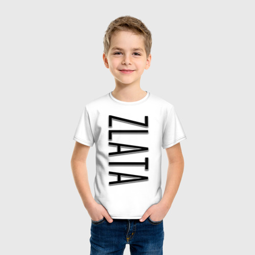 Детская футболка хлопок Zlata-black - фото 3