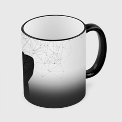 Кружка с полной запечаткой Хаски Geometry