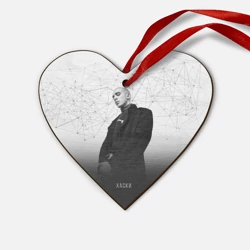 Деревянная игрушка Сердце Хаски Geometry