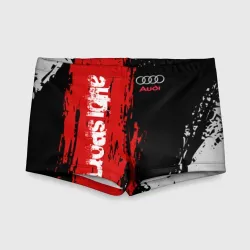 Детские купальные плавки 3D Audi sport Ауди спорт