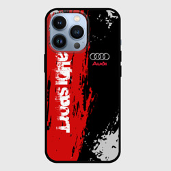 Чехол для iPhone 13 Pro Audi sport Ауди спорт