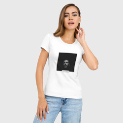 Женская футболка хлопок Slim Смотрящий - фото 2