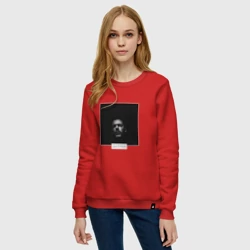 Женский свитшот хлопок Смотрящий - фото 2