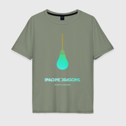 Мужская футболка хлопок Oversize Imagine Dragons