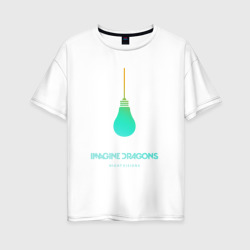 Женская футболка хлопок Oversize Imagine Dragons