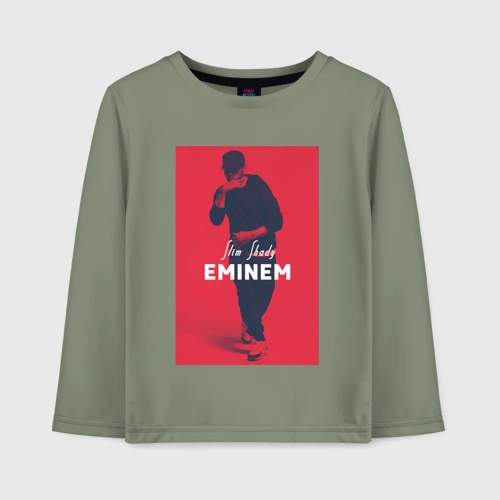 Детский лонгслив хлопок Eminem Slim Shady
