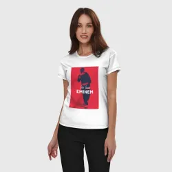 Женская пижама с белой футболкой хлопок Eminem Slim Shady - фото 2