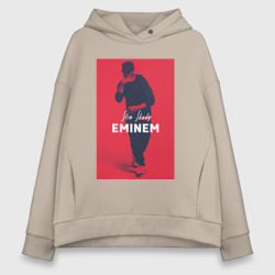 Женское худи Oversize хлопок Eminem Slim Shady