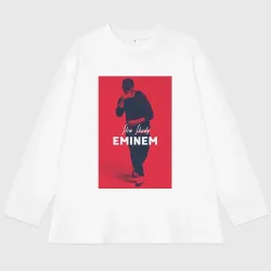 Женский лонгслив оверсайз COMFORT хлопок Eminem Slim Shady