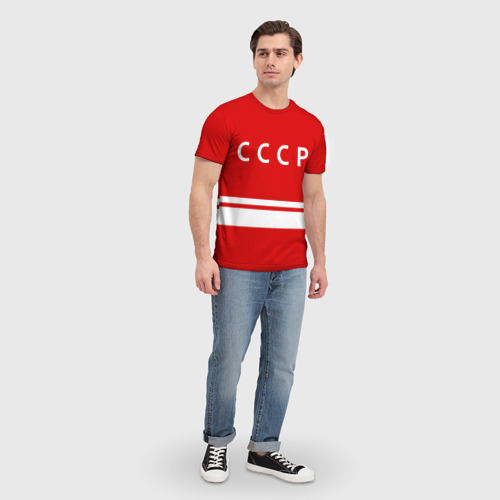 Мужская футболка 3D с принтом Валерий Харламов 17, вид сбоку #3