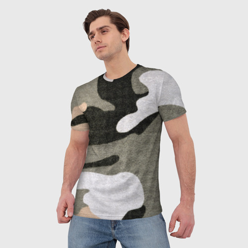 Мужская футболка 3D Хакки цвет  - фото 3