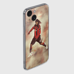 Чехол для iPhone 15 силиконовый с защитой камеры Ronaldinho - фото 2