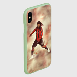 Чехол для iPhone XS Max матовый Ronaldinho - фото 2