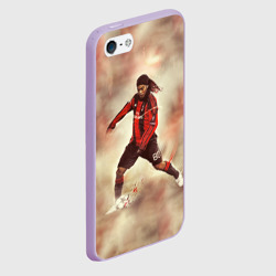 Чехол для iPhone 5/5S матовый Ronaldinho - фото 2