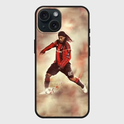 Чехол силиконовый для Apple iPhone 15 матовый Ronaldinho