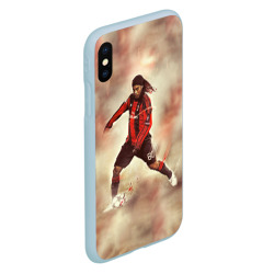 Чехол для iPhone XS Max матовый Ronaldinho - фото 2