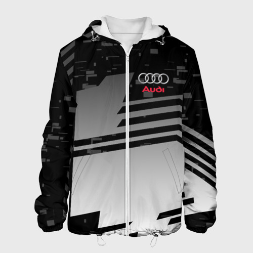 Мужская куртка 3D Audi sport, цвет 3D печать