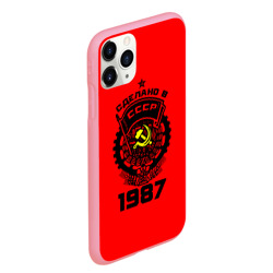 Чехол для iPhone 11 Pro Max матовый Сделано в СССР 1987 - фото 2