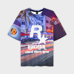 Мужская футболка oversize 3D Никита в стиле GTA