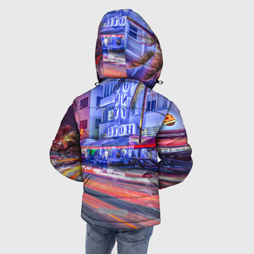 Зимняя куртка для мальчиков 3D Андрей в стиле GTA, цвет светло-серый - фото 4