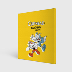 Холст квадратный Cuphead