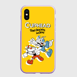 Чехол для iPhone XS Max матовый Cuphead