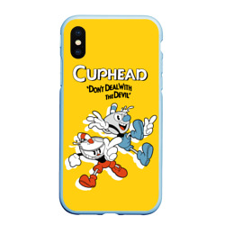 Чехол для iPhone XS Max матовый Cuphead