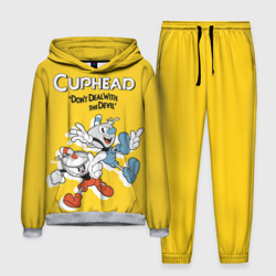 Мужской костюм с толстовкой 3D Cuphead