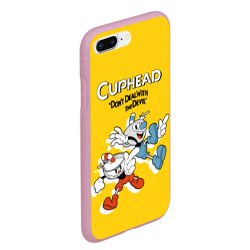 Чехол для iPhone 7Plus/8 Plus матовый Cuphead - фото 2