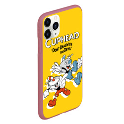 Чехол для iPhone 11 Pro матовый Cuphead - фото 2