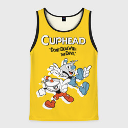 Мужская майка 3D Cuphead