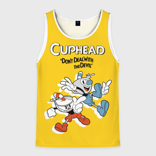 Мужская майка 3D Cuphead