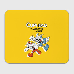 Прямоугольный коврик для мышки Cuphead