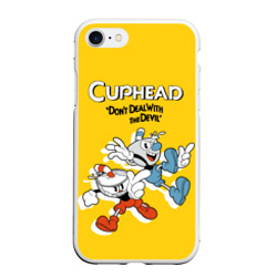 Чехол для iPhone 7/8 матовый Cuphead