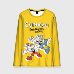 Мужской лонгслив 3D Cuphead