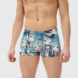 Мужские купальные плавки 3D Miku множество - фото 2