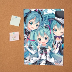 Постер Miku множество - фото 2