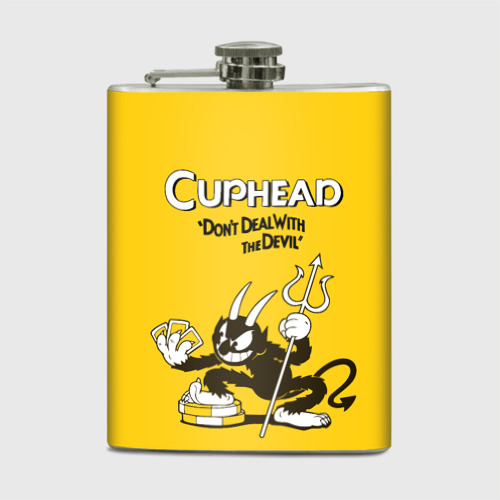 Фляжка Cuphead (нержавеющая сталь)