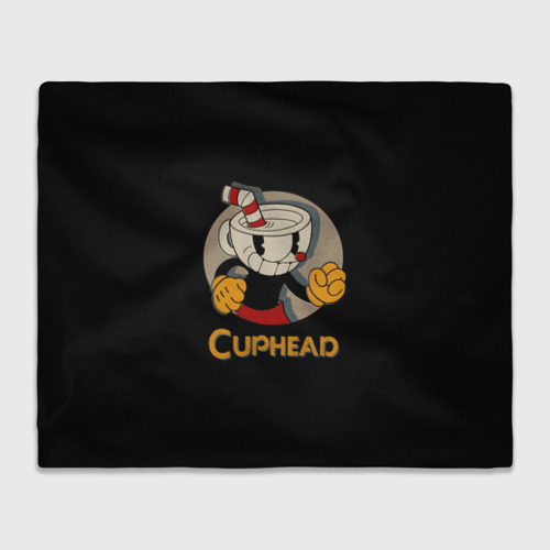 Плед 3D Cuphead, цвет 3D (велсофт)