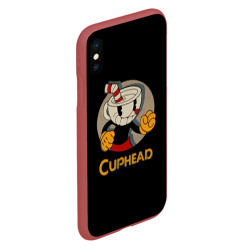 Чехол для iPhone XS Max матовый Cuphead - фото 2