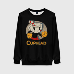 Женский свитшот 3D Cuphead