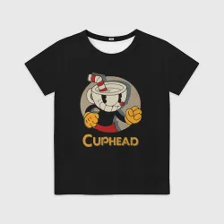 Детская футболка 3D Cuphead