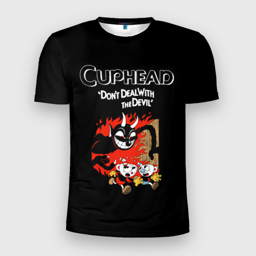 Мужская футболка 3D Slim Cuphead, цвет 3D печать