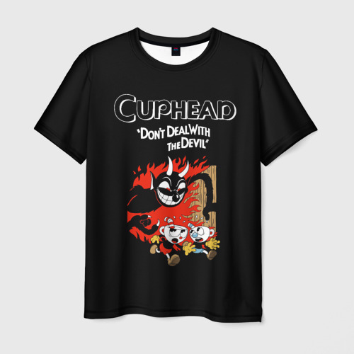 Мужская футболка 3D Cuphead, цвет 3D печать