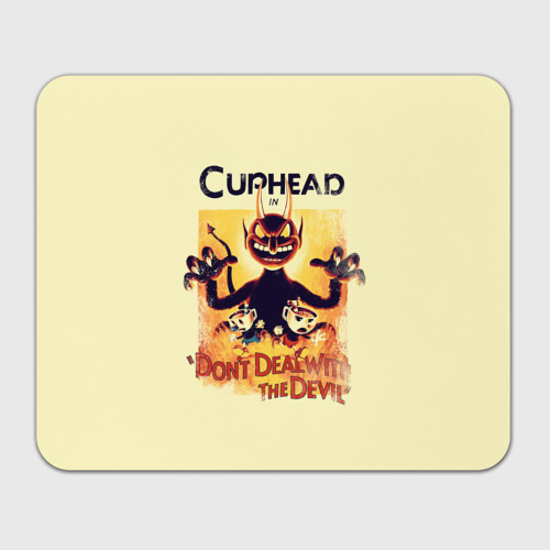 Коврик для мышки прямоугольный Cuphead Фото 01 Коврик для мышки прямоугольный Cuphead Фото 01