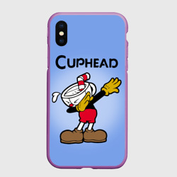 Чехол для iPhone XS Max матовый Cuphead