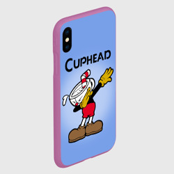 Чехол для iPhone XS Max матовый Cuphead - фото 2