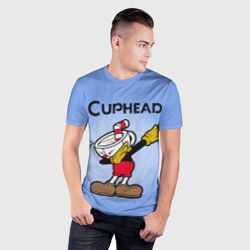 Мужская футболка 3D Slim Cuphead - фото 2
