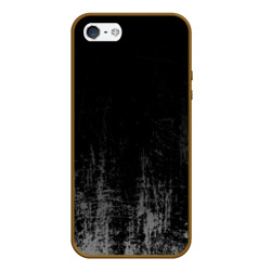 Чехол для iPhone 5/5S матовый Black Grunge